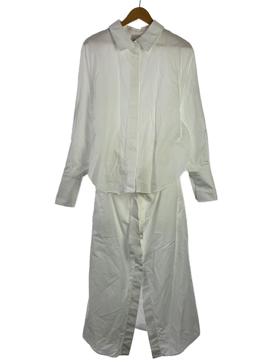 【中古】PATOU◆長袖衣装/36/綿織物/WHT//【レディース御召しもの】