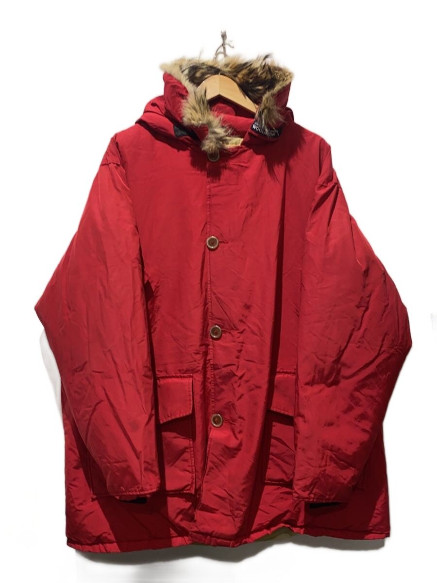 【中古】Woolrich◆ARCTIC PARKA/アークティックパーカー/ダウンジャケット/XXL/コットン/RED【メンズウェア】|2nd STREET 店