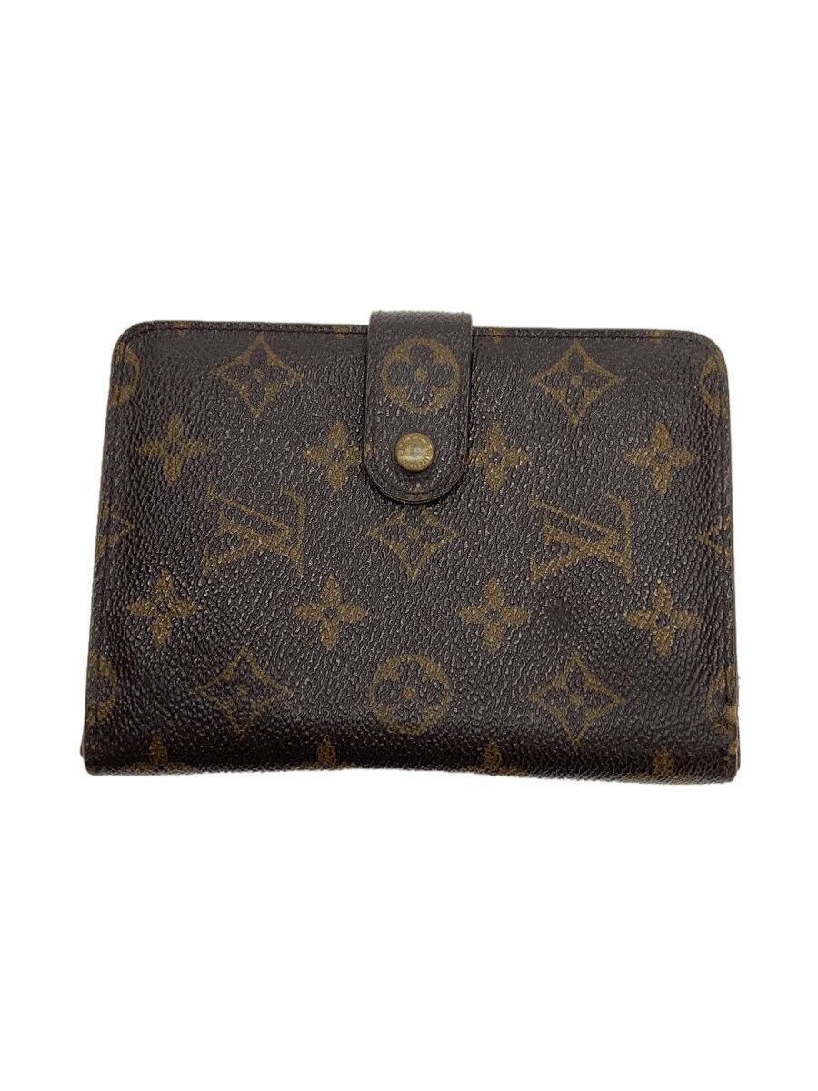 【中古】LOUIS VUITTON◆ポルト・パピエ・ジップ_モノグラム・キャンバス_BRW/PVC/BRW/レディース【服飾雑貨他】 11,220円