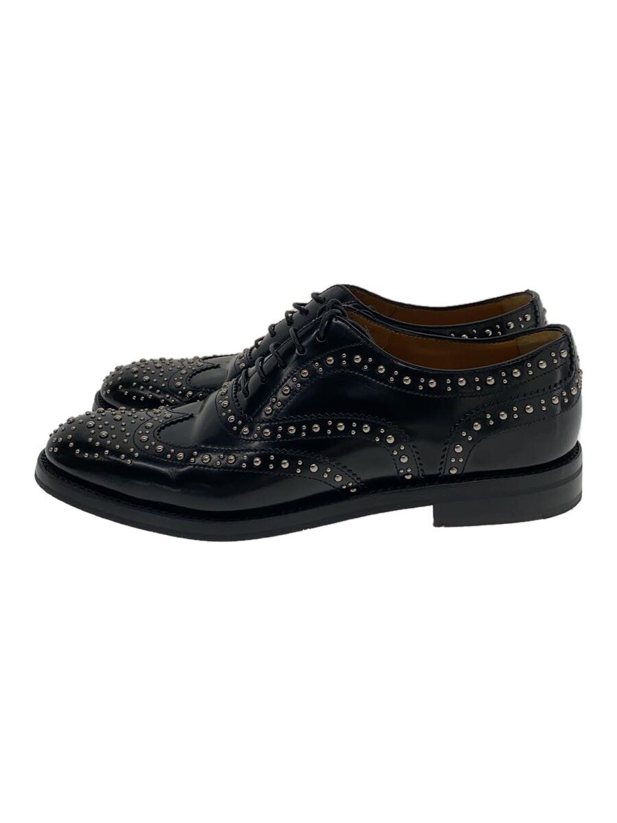 【中古】Church’s◆BURWOOD/スタッズ/御召しものシューズ/38/BLK【シューズ】