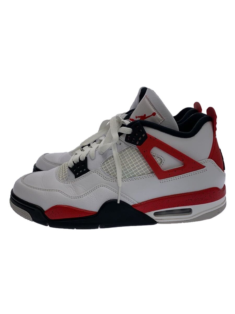 【中古】NIKE◆AIR JORDAN 4_エアジョーダン4/28.5糎/WHT【シューズ】