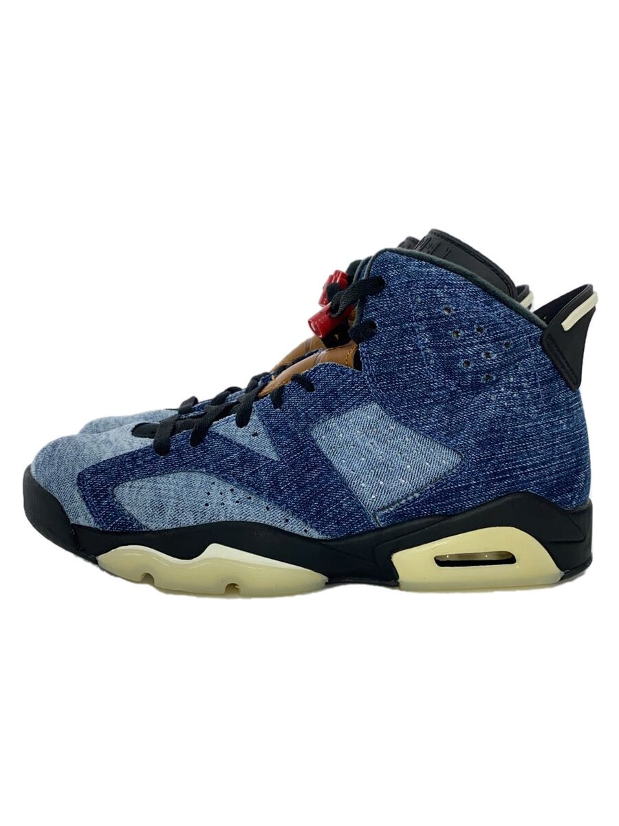 【中古】NIKE◆AIR JORDAN RETRO 6/エアジョーダン6 レトロ/インディゴ/CT5350-401/27.5糎///【シューズ】