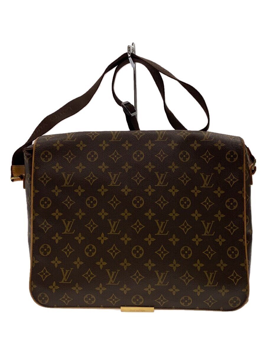 【中古】LOUIS VUITTON◆アベス_モノグラム・帆布_BRW/PVC/BRW/モノグラム【御徒面子】