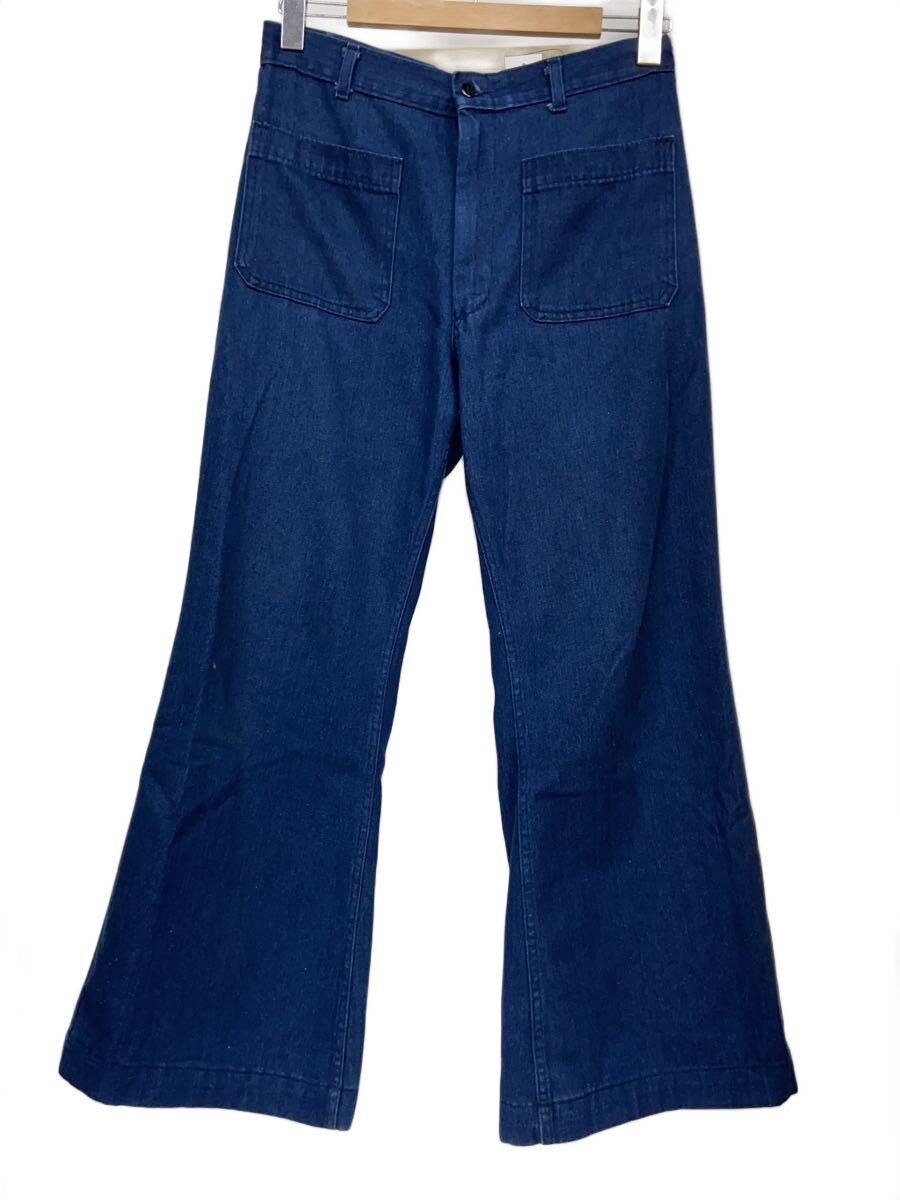 【中古】US.NAVY◆80s～/デニムセーラーパンツ/下つ方/インディゴ//【メンズウェア】