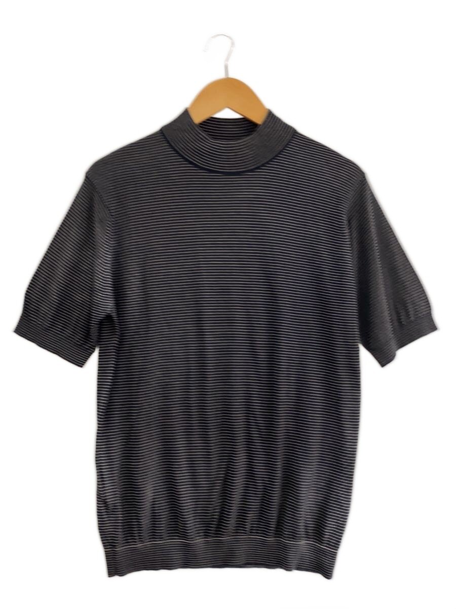 【中古】JOHN SMEDLEY◆半袖編み物/M/綿織物/BLK/間借り人/S4630//【メンズウェア】