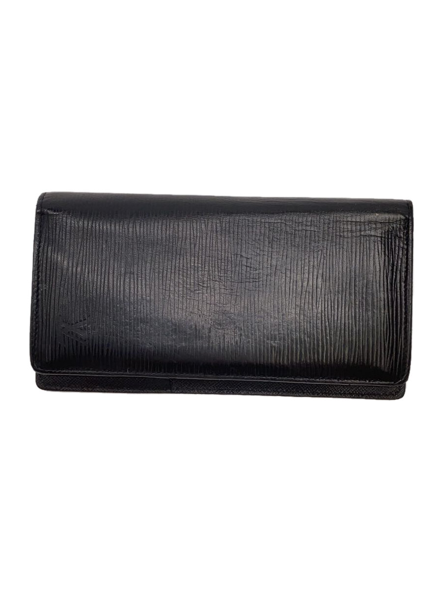 【中古】LOUIS VUITTON◆2)ポルト・フォイユ・ブラザ_エピ/レザー/BLK/メンズ//【服飾雑貨他】｜2ｎｄ STREET 店