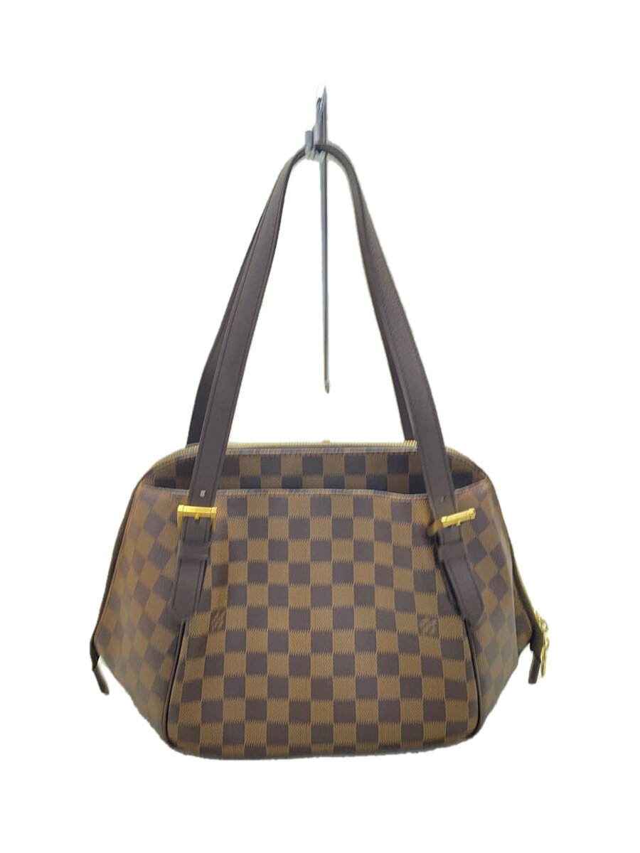 【中古】LOUIS VUITTON◆ベレムMM_ダミエ・エベヌ_BRW/PVC/BRW//【御徒面子】
