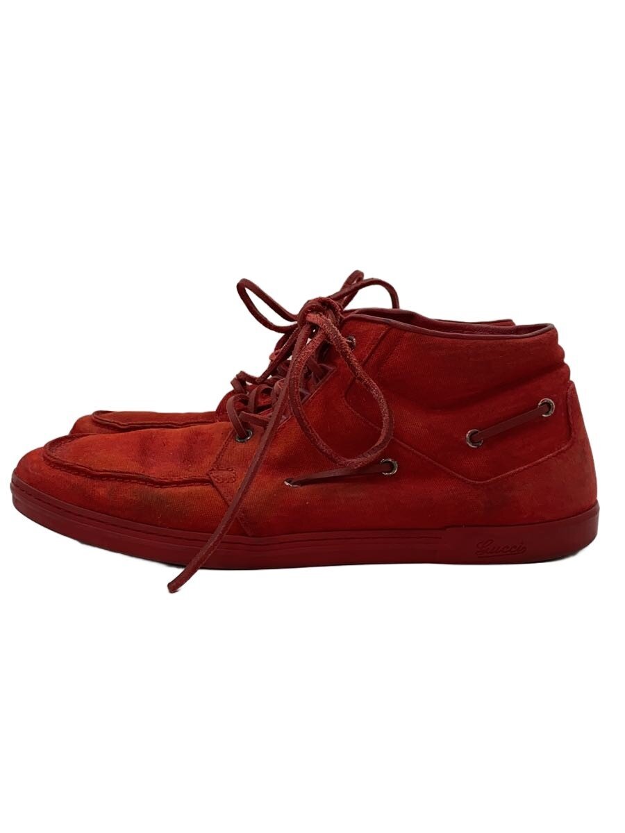 【中古】GUCCI◆シューズ/UK10/RED/マークロンソン【シューズ】