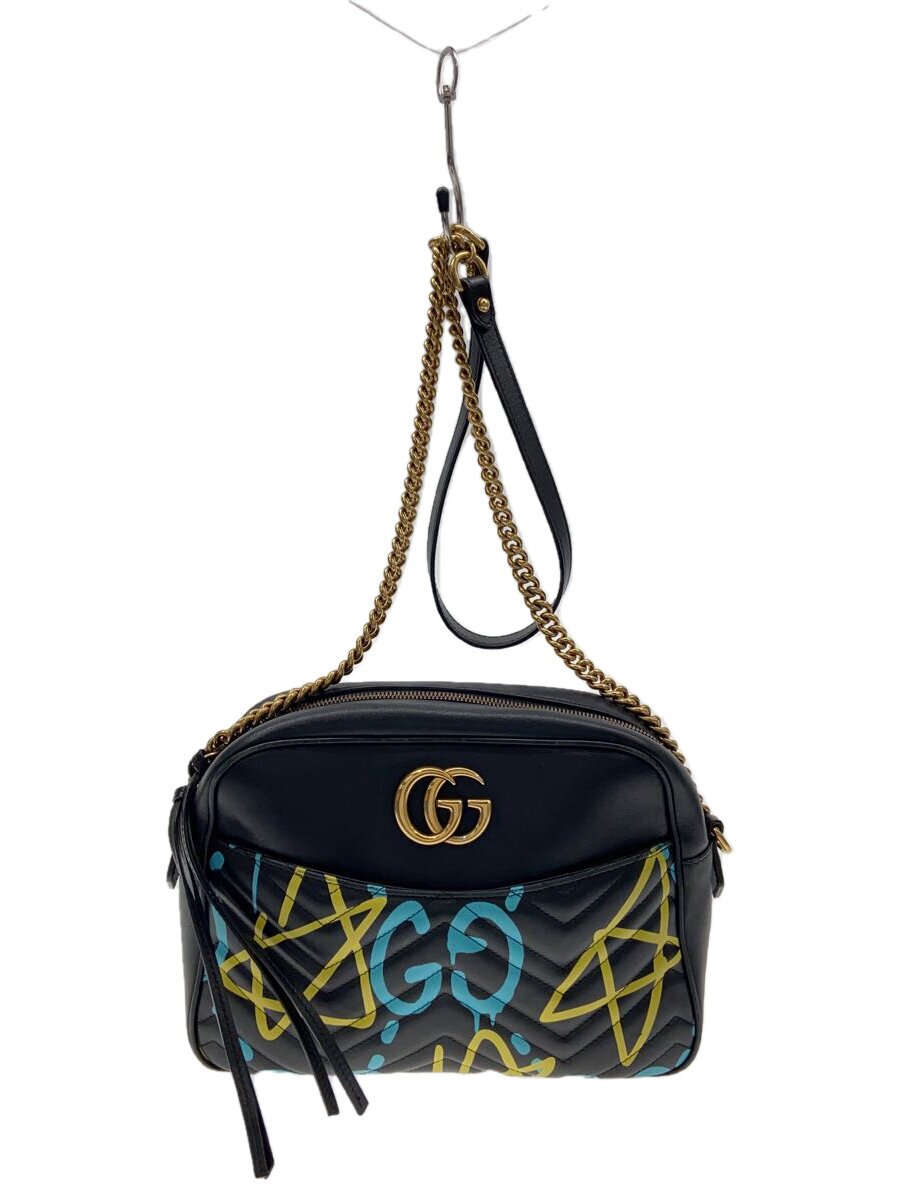 【中古】GUCCI◆御徒面子/なめし革/マルチ色合い/443499【御徒面子】