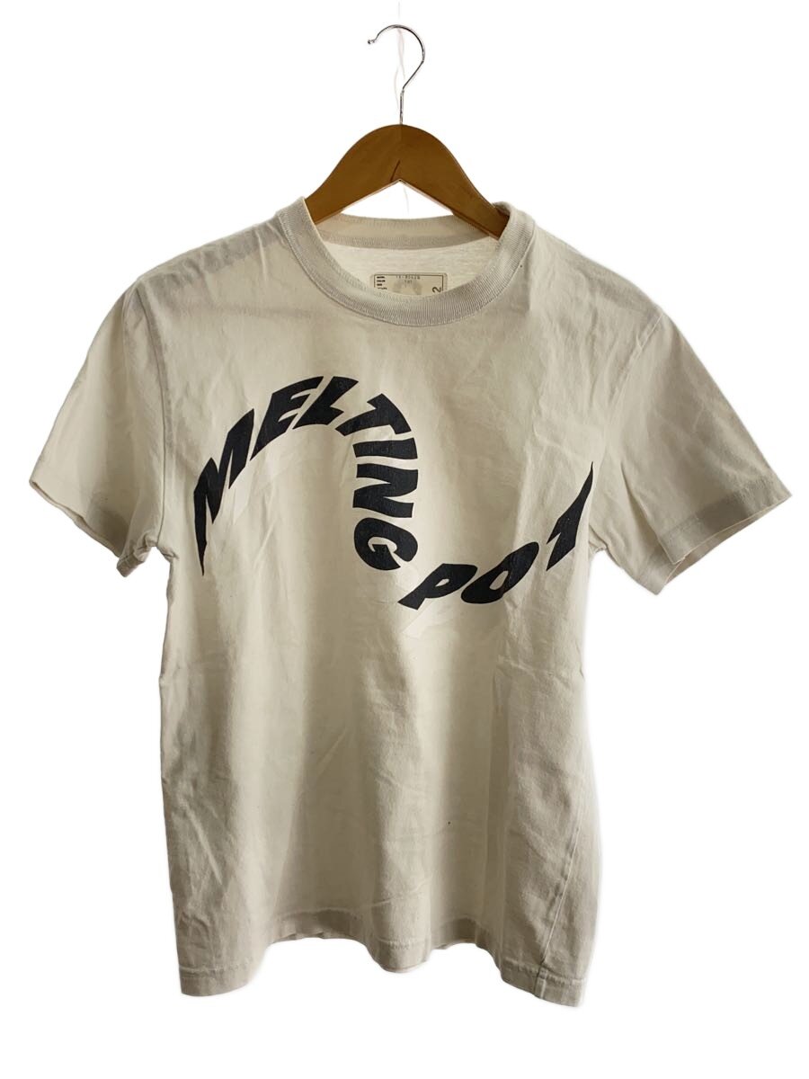 【中古】sacai◆プルオーバー/1/綿織物/WHT/刷り上げる/19-0002s【メンズウェア】