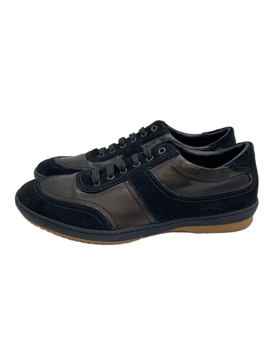【中古】LOUIS VUITTON◆ローカットスニーカー/UK7/BLK/なめし革/GO1015【シューズ】