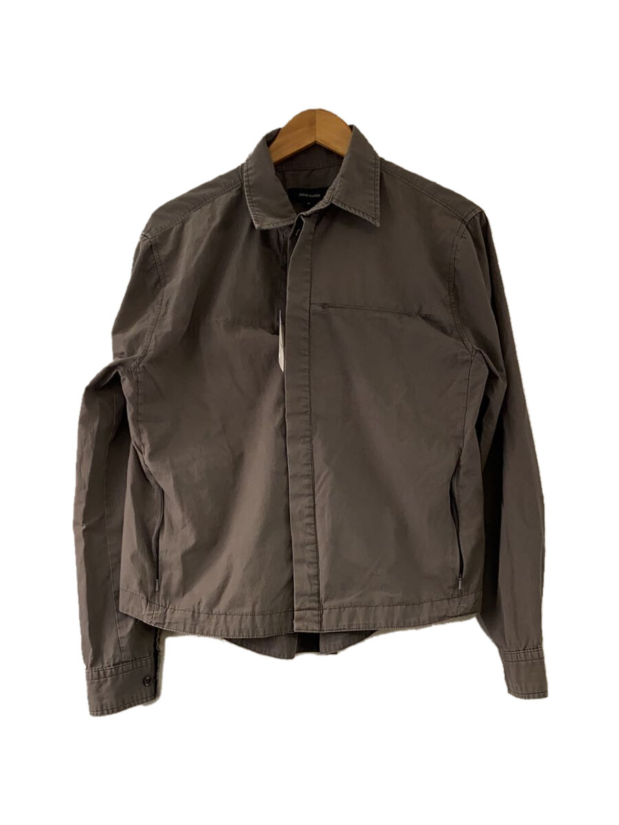【中古】entire studios◆ZIP POCKET LONG SLEEVE SHIRT/XS/綿織物/GRY/ES2270//【メンズウェア】