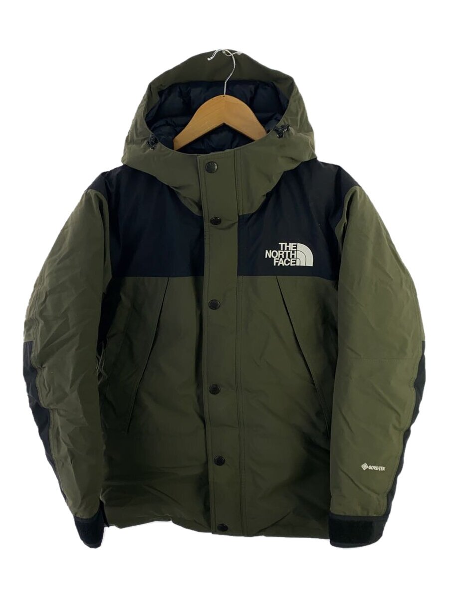 【中古】THE NORTH FACE◆MOUNTAIN DOWN JACKET_マウンテンダウンジャケット/XS/ナイロン/KHK【メンズウェア】｜2ｎｄ STREET 店