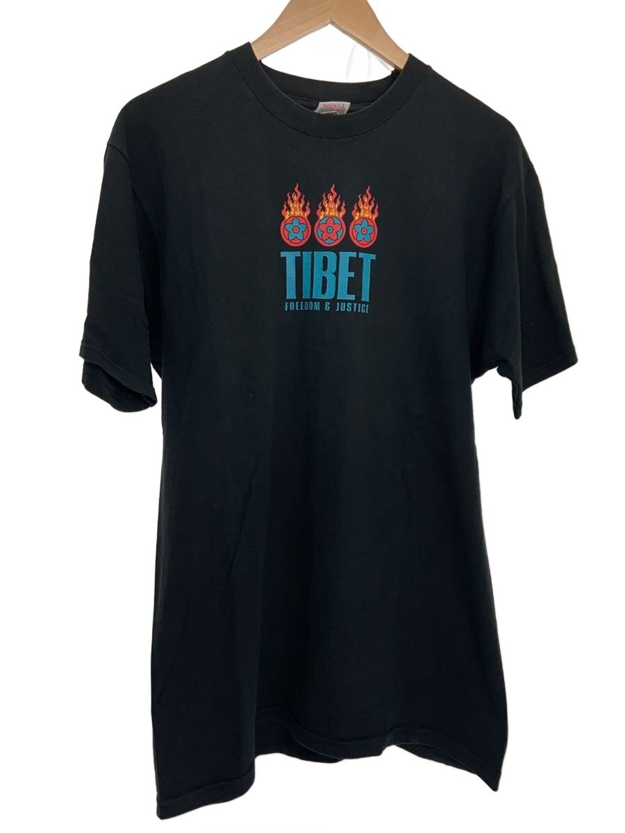 【中古】FRUIT OF THE LOOM◆Tシャツ/L/コットン/BLK/90s/TIBET FREEDOM/チベットの自由【メンズウェア】|2nd STREET 店