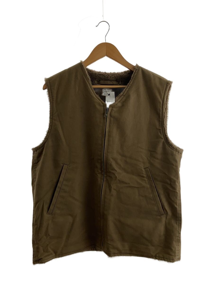【中古】AND FAMILY◆22AW/N-1 DECK VEST/OD/リバーシブルベスト/L/綿織物/CML/2211717//【メンズウェア】