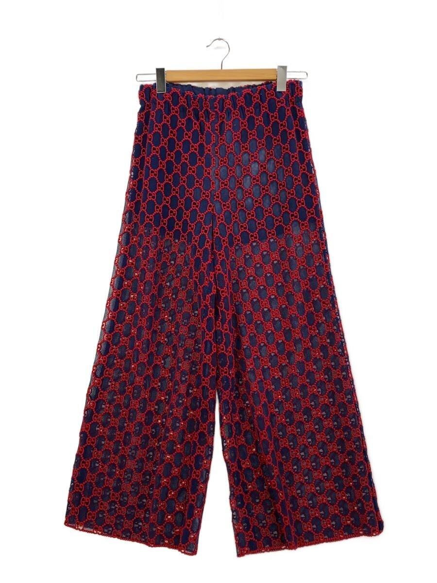 【中古】GUCCI◆メッシュ/下つ方/42/綿織物/NVY/総柄/512804【レディース御召しもの】
