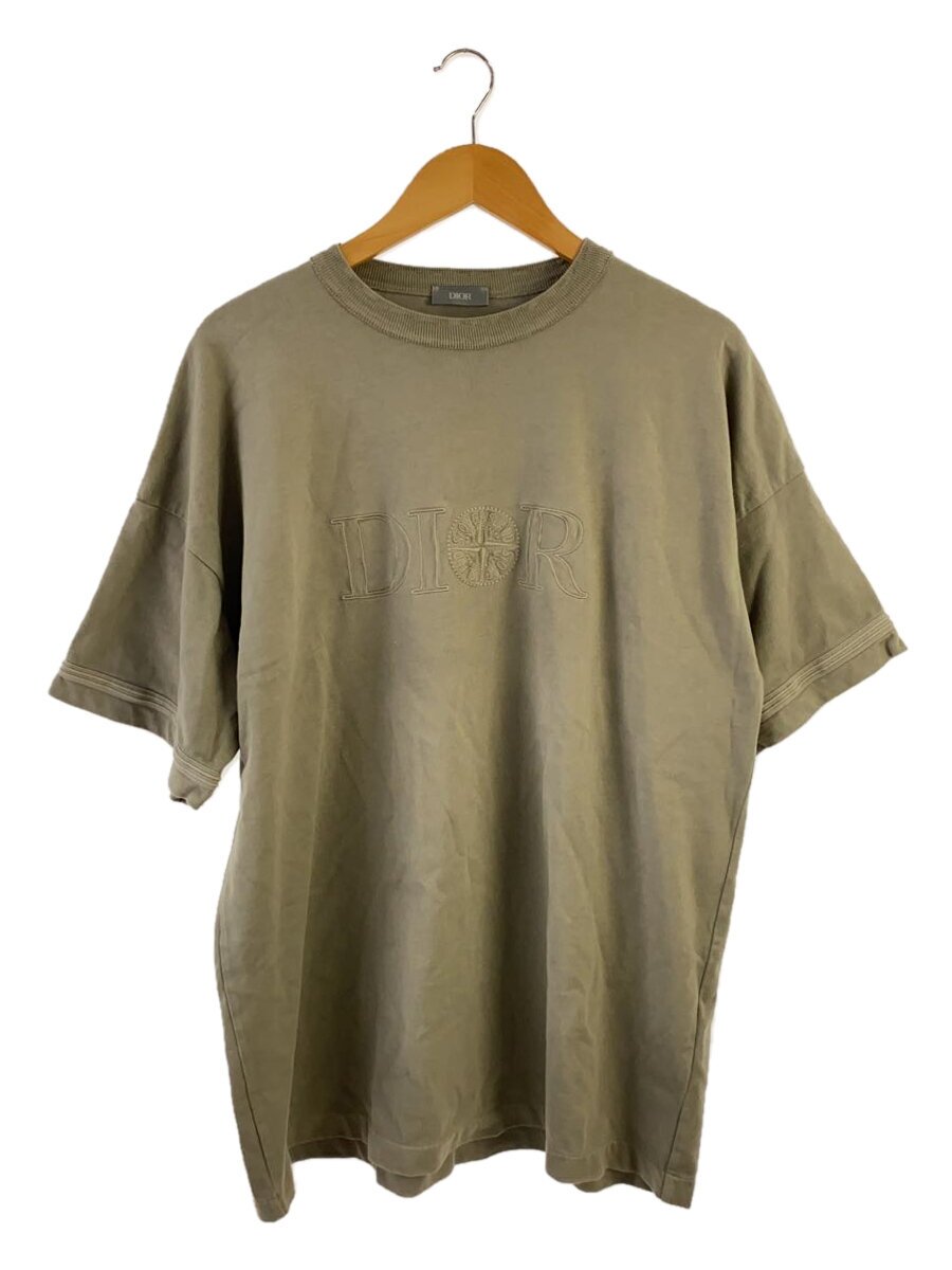 【中古】Dior HOMME◆24AW/向こう正面刺しゅう厚地の外套大きさプルオーバー/M/綿織物/KHK/493J638A0554【メンズウェア】