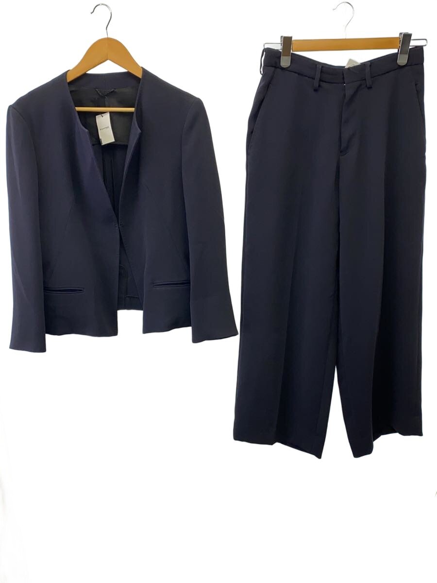【中古】Y’s◆ノーカラージャケット/ワイドパンツ/セットアップ/40/トリアセート/NVY/YK-J70-505【レディースウェア】|2nd STREET 店