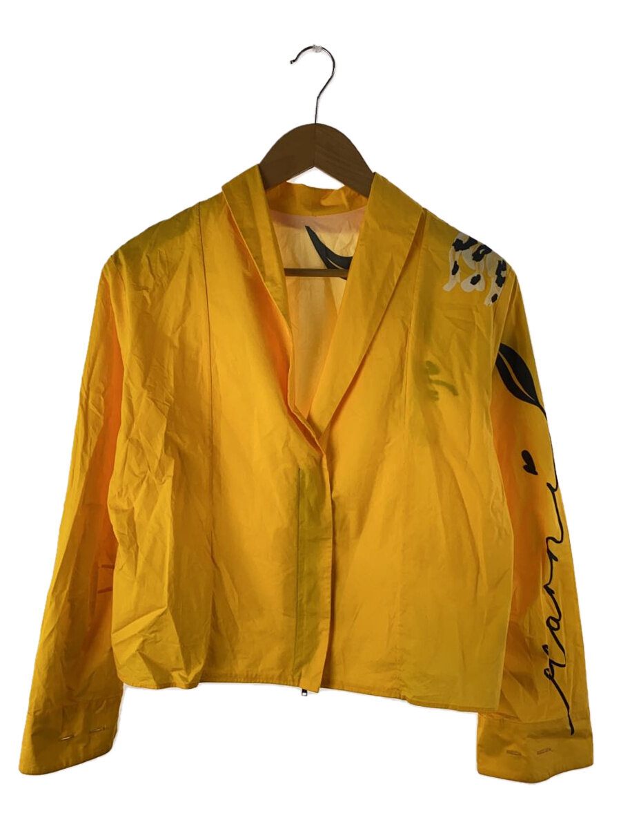 【中古】MARNI◆上衣/40/綿織物/黄色//【レディース御召しもの】