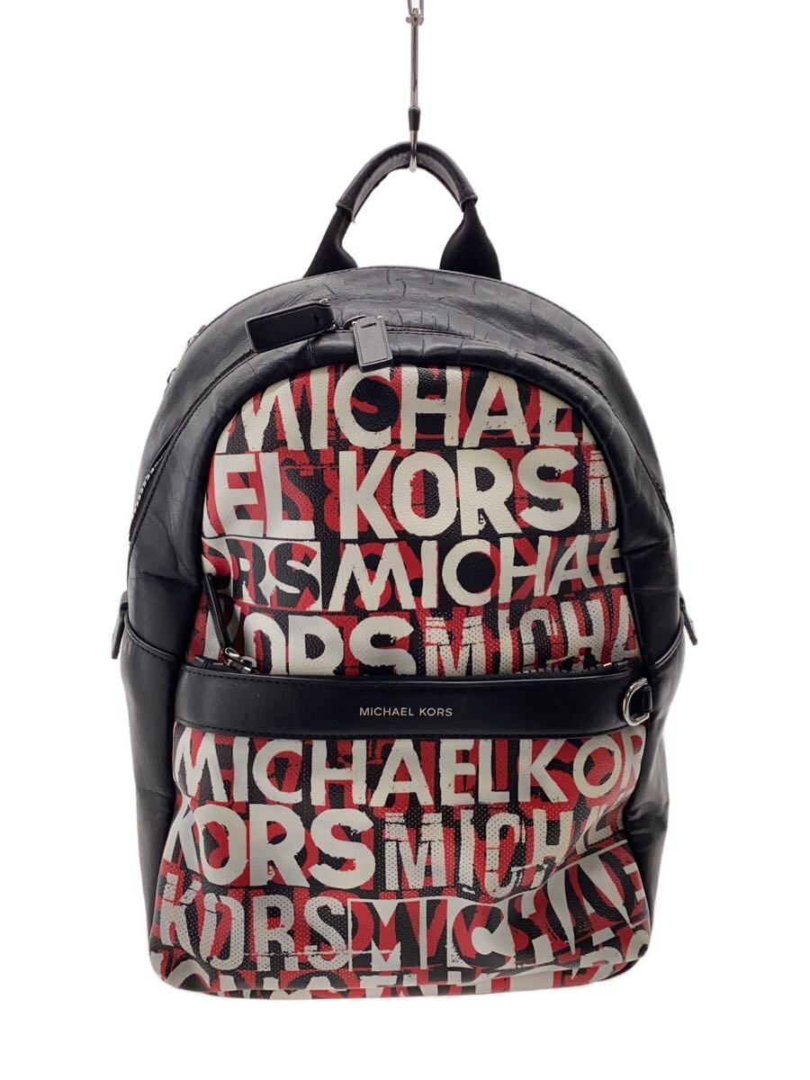 【中古】MICHAEL KORS◆背嚢/--/BLK/総柄/33U0LGYB2X【御徒面子】