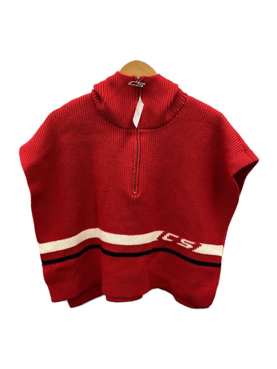 【中古】CMMN SWDN◆トップス/M/羊毛/RED/M13KN776 ARRAN【メンズウェア】