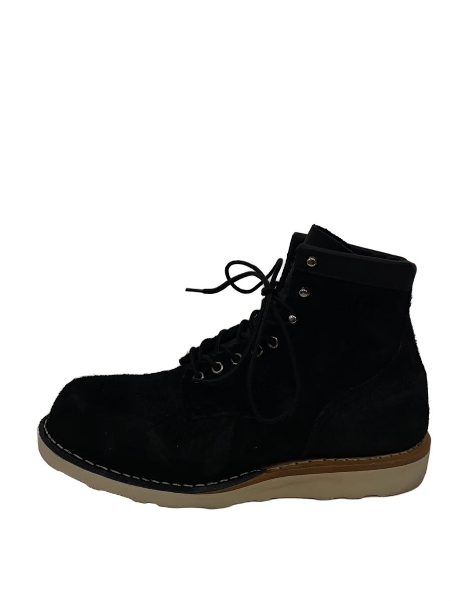【中古】WHITE’S BOOTS◆ARKNETS別注/FOREMAN/レースアップブーツ/UK9/BLK/スウェード【シューズ】