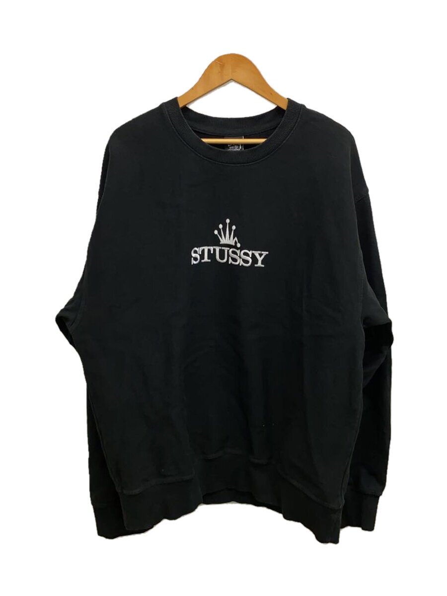 【中古】STUSSY◆流汗/XL/綿織物/BLK/1914889【メンズウェア】