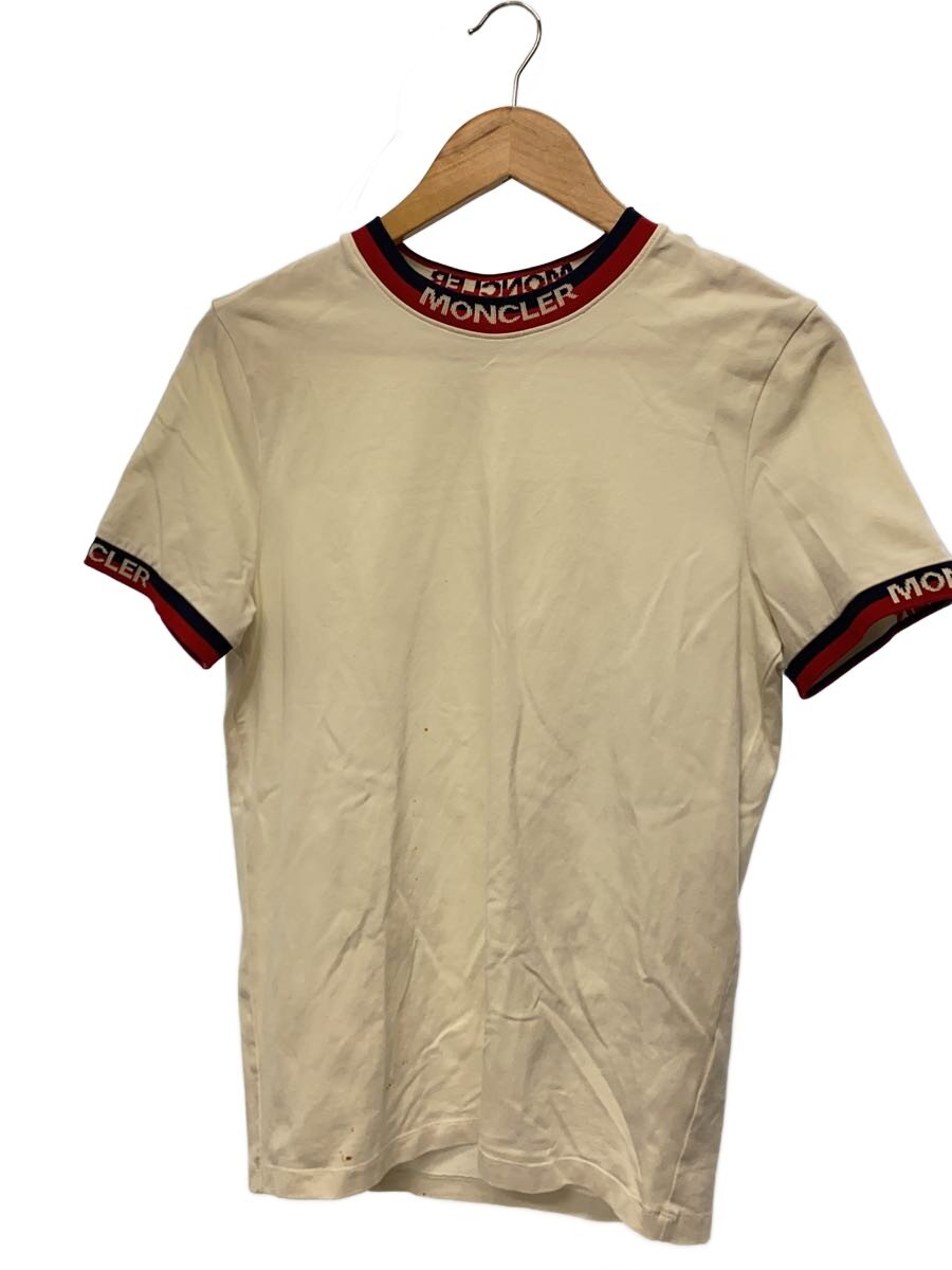 【中古】MONCLER◆プルオーバー/S/綿織物/WHT/無地/E10918100800【メンズウェア】