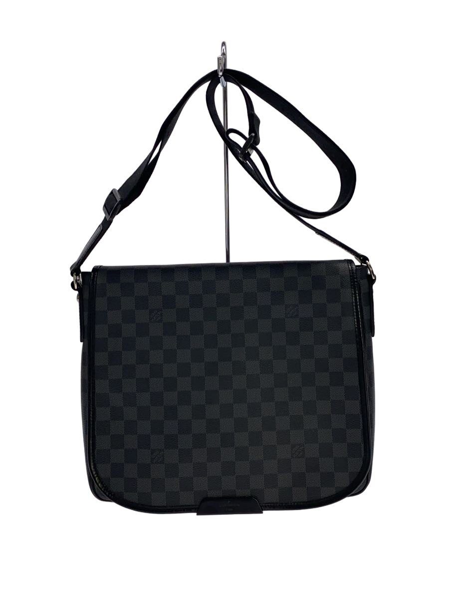 【中古】LOUIS VUITTON◆ダニエルMM_ダミエ・グラフィット/PVC/BLK【御徒面子】