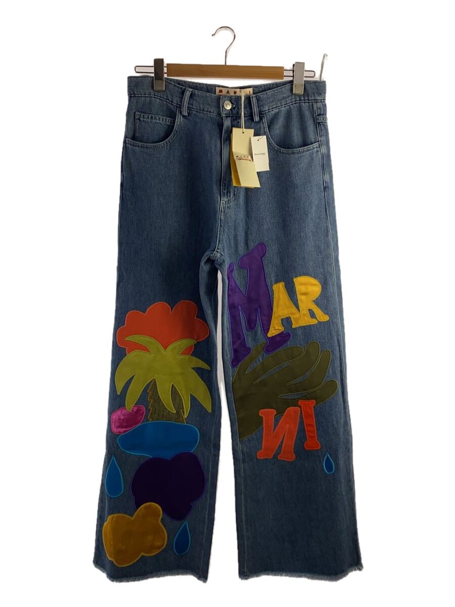 【中古】MARNI◆ボトム/31/コットン/IDG/PUJU0019SXUSCV32/23SS/シャンブレー5ポケットパンツ//【メンズウェア】|2nd STREET 店