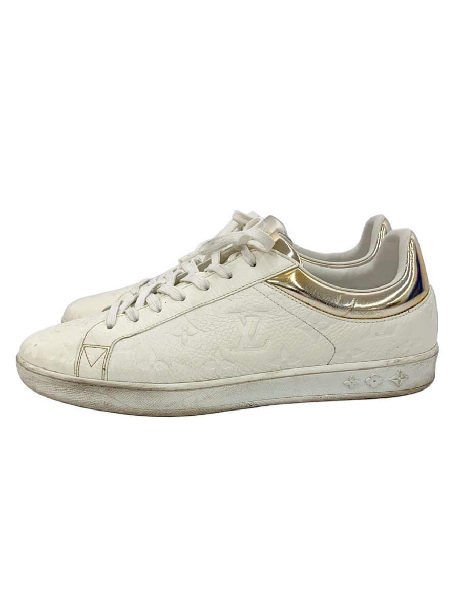 【中古】LOUIS VUITTON◆ローカットスニーカー/UK6.5/WHT/レザー/モノグラム/MS0260/ルイヴィトン【シューズ】｜2ｎｄ STREET 店