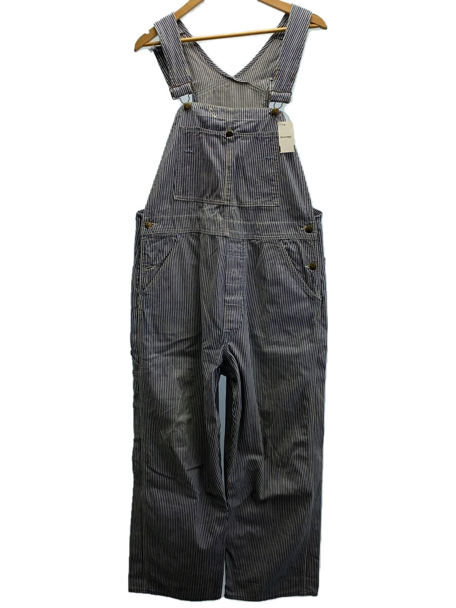 【中古】sears◆大層らしいオール/ジーンズ/IDG/インディゴ/ヒッコリーストライプ【メンズウェア】