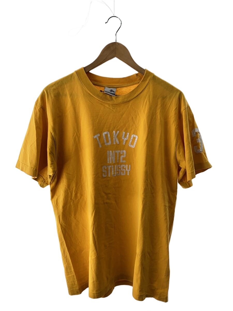 【中古】STUSSY◆プルオーバー/M/綿織物/YLW【メンズウェア】