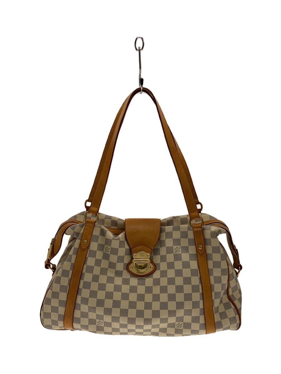 【中古】LOUIS VUITTON◆ショルダーバッグ/PVC/WHT/N42221【御徒面子】