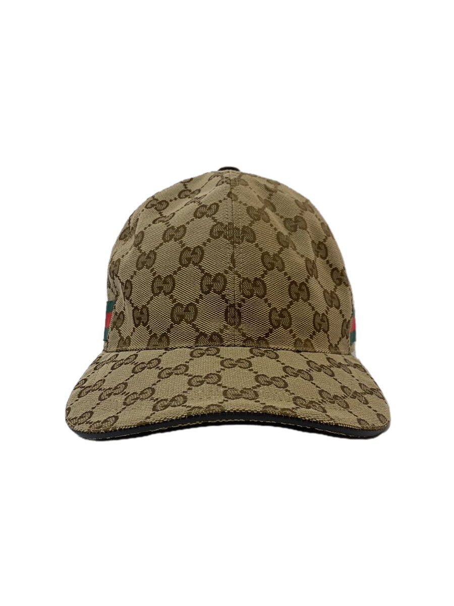 【中古】GUCCI◆旗がしら/FREE/ポリエステル/BRW/総柄/メンズ/200035・539517【服飾雑貨他】