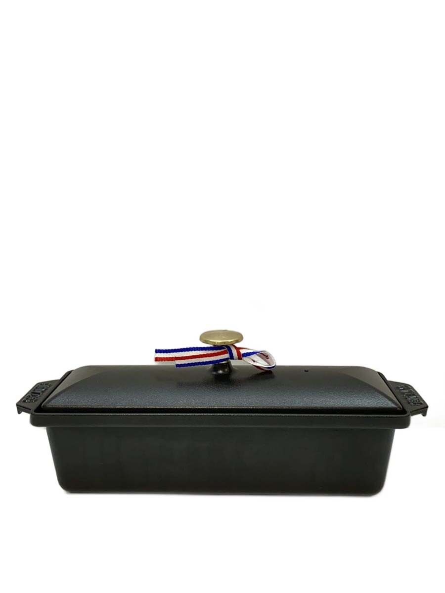 【中古】Staub◆鍋/テリーヌ型:30×11珊/BLK//【勝手もと装置】