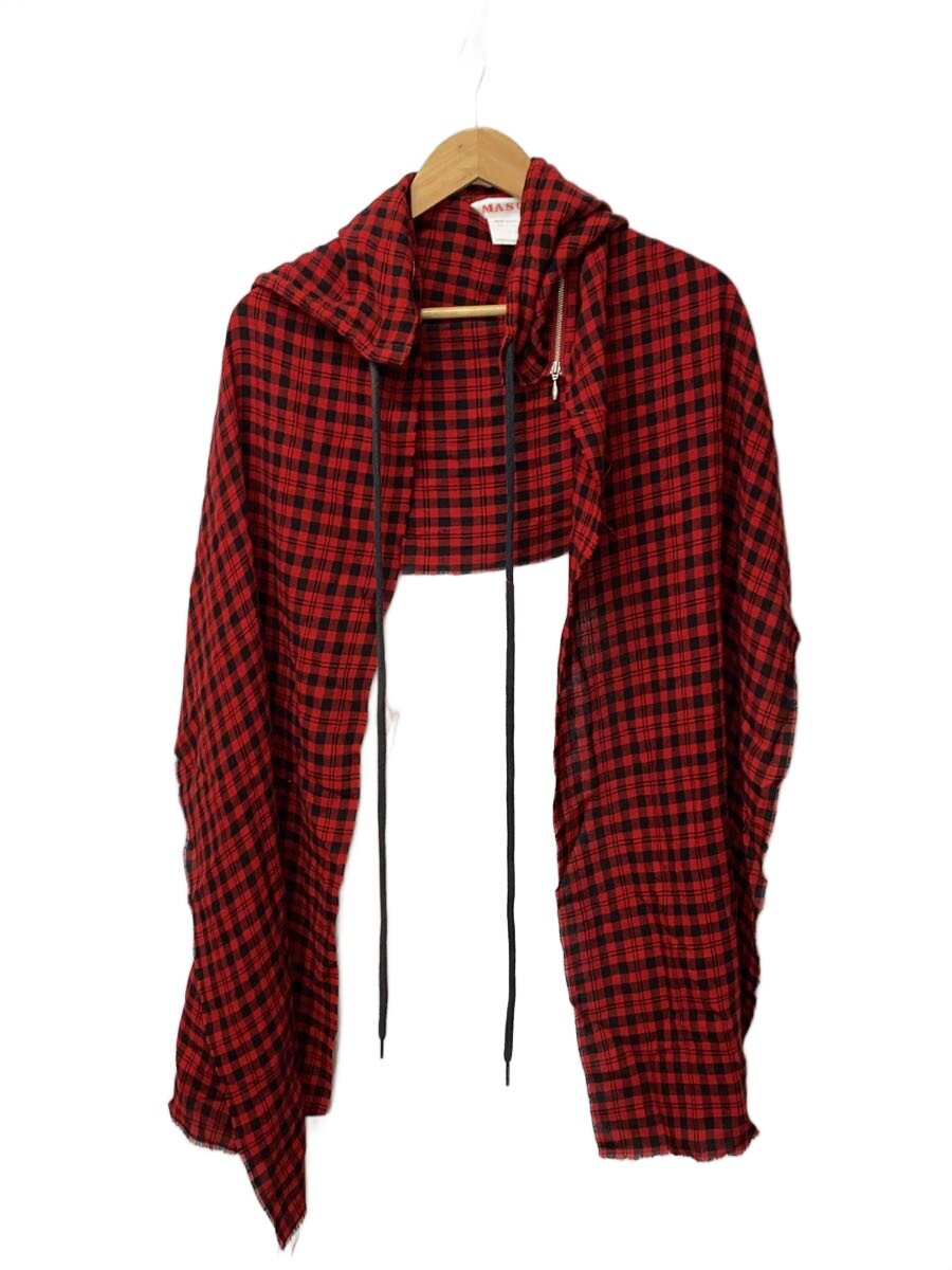 【中古】MASU◆えり巻き/人絹/RED/照合のしるし/メンズ/MMSS-OJ0623//【服飾雑貨他】