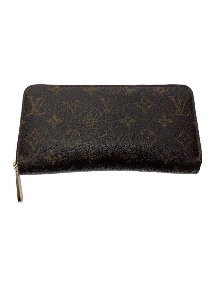 【中古】LOUIS VUITTON◆1)ジッピー・ウォレット_モノグラム・キャンバス_BRW/PVC/BRW/総柄/レディース【服飾雑貨他】|2nd STREET 店