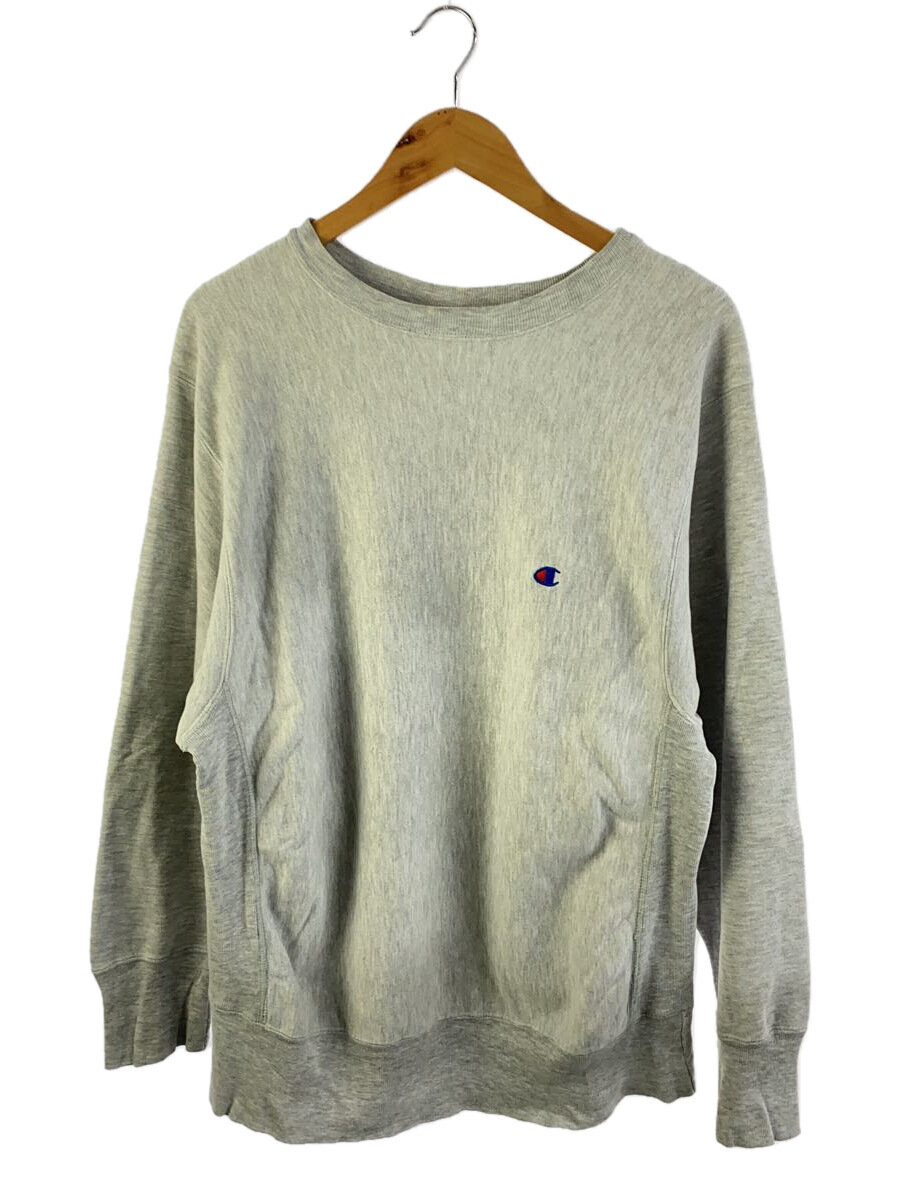 【中古】Champion◆80s/トリコタグ/Reverse Weave/汗水/XL/綿織物/GRY【メンズウェア】