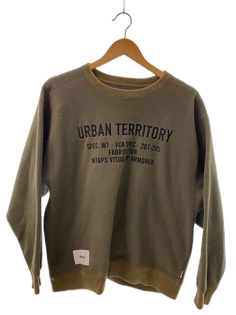 【中古】WTAPS◆汗水/1/ポリエステル/KHK/202ATDT-CSM33【メンズウェア】
