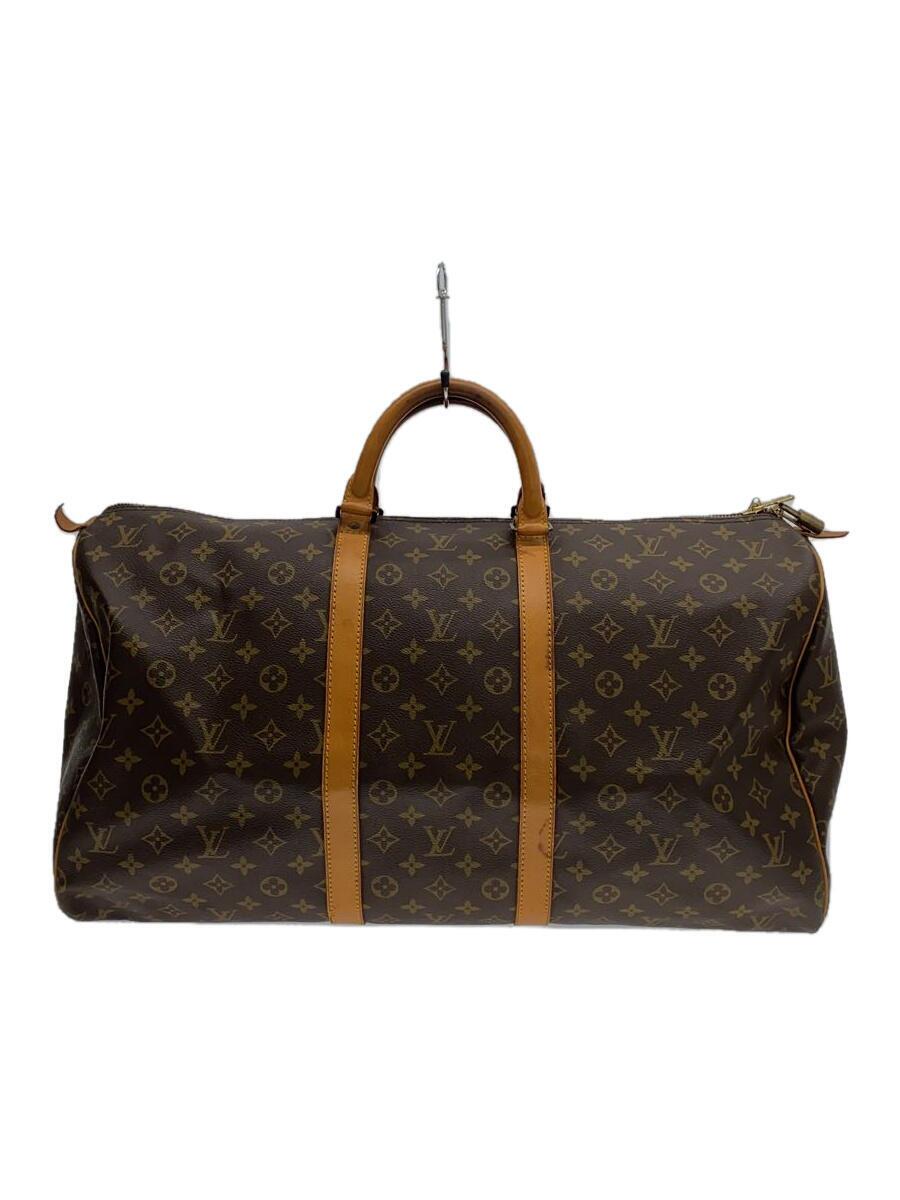 【中古】LOUIS VUITTON◆M41414/キーポル・バンドリエール55_モノグラム・帆布_BRW/PVC/BRW【御徒面子】