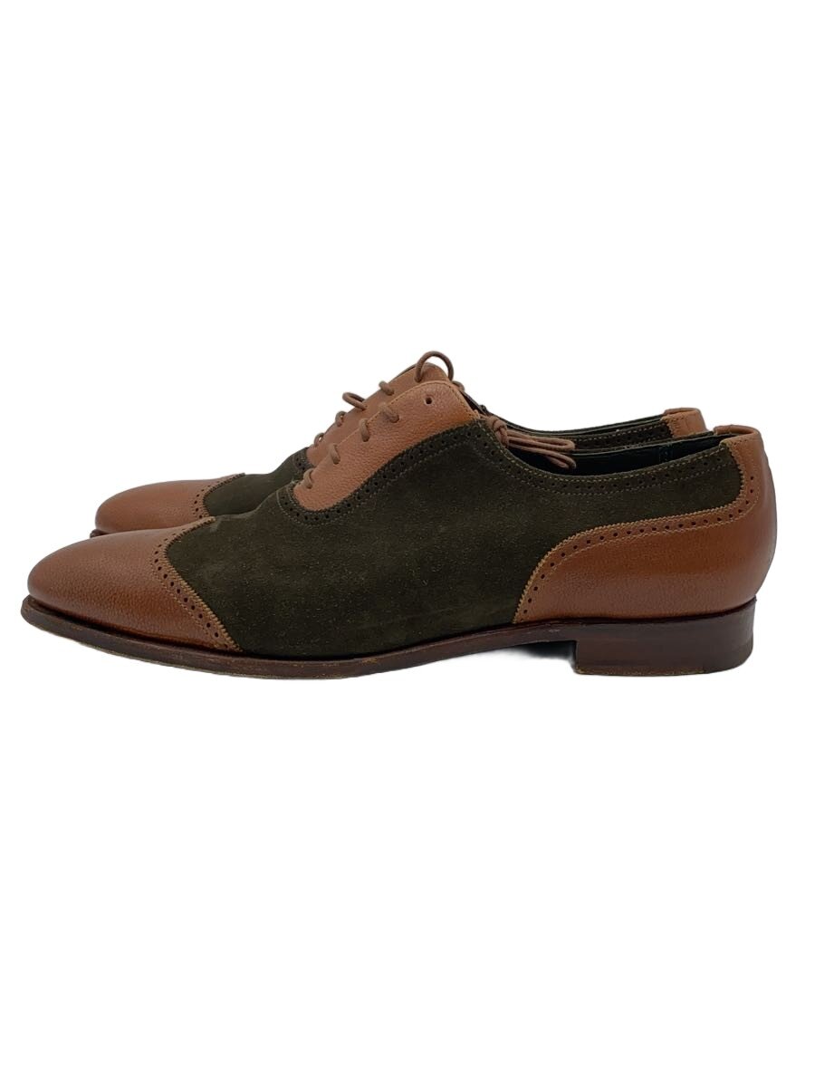 【中古】CROCKETT\u0026JONES◆御召しものシューズ/US8.5/KHK/なめし革/5956【シューズ】