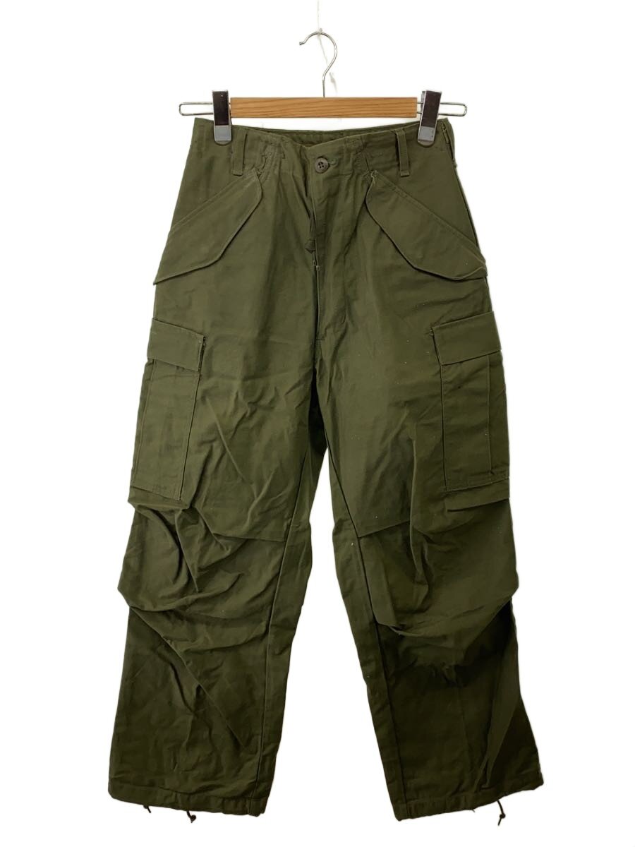 【中古】US.ARMY◆カーゴパンツ/XS/綿織物/KHK/無地/DLA100-78-C-1035【メンズウェア】
