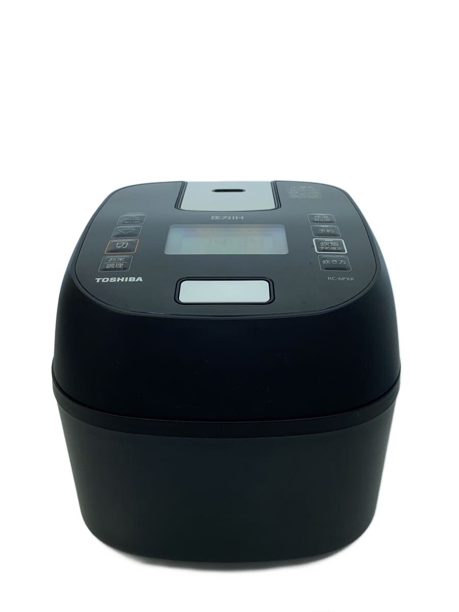 【中古】TOSHIBA◆剪断応力IH/炊飯器 RC-6PXR(K)3.5合炊き【家電・視覚的・オーディオ】