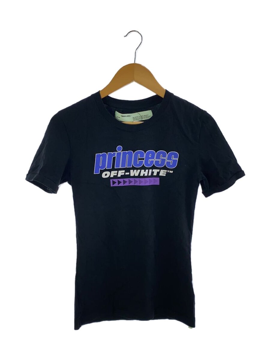 【中古】OFF-WHITE◆PRONCESS/Tシャツ/S/コットン/BLK/OWAA039S18778120//【レディースウェア】|2nd STREET 店
