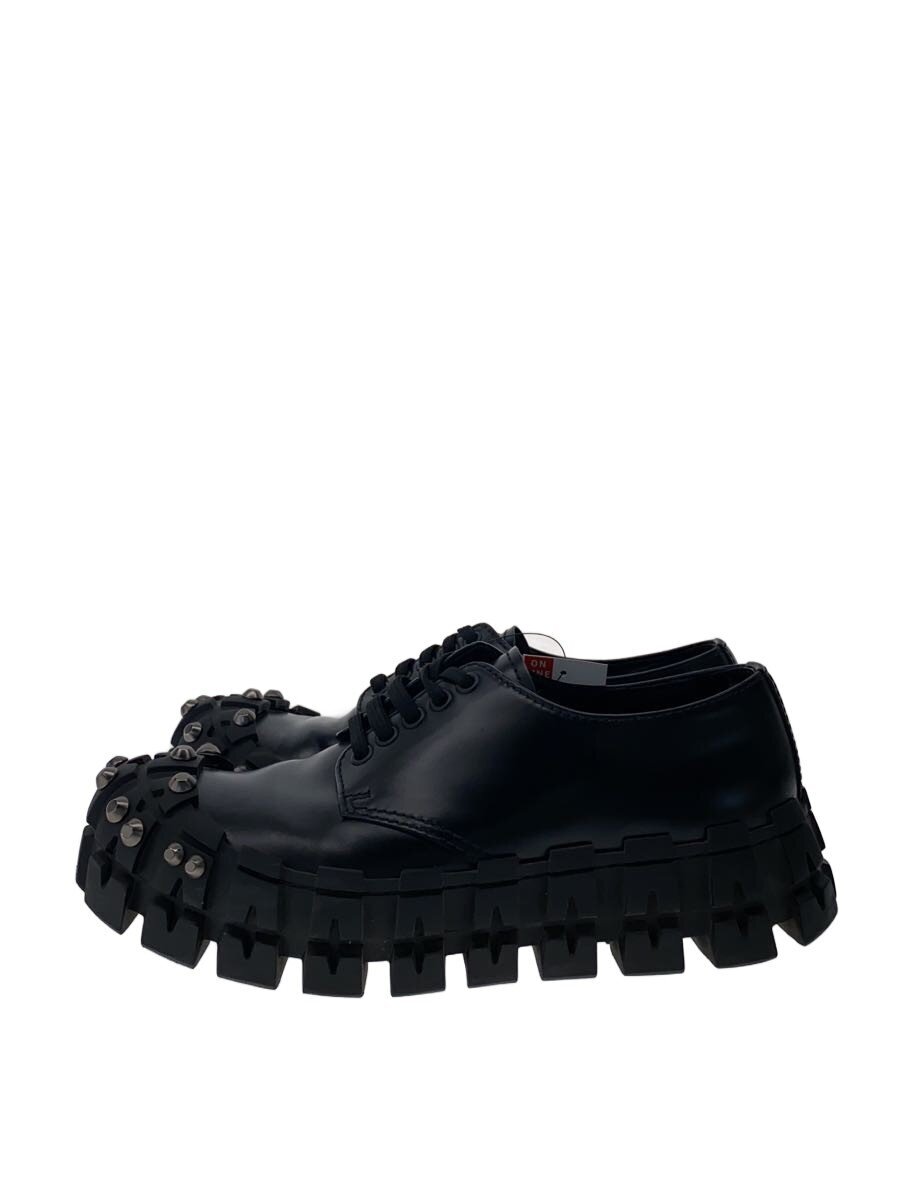 【中古】PRADA◆シューズ/US5.5/BLK/なめし革/2EG294【シューズ】