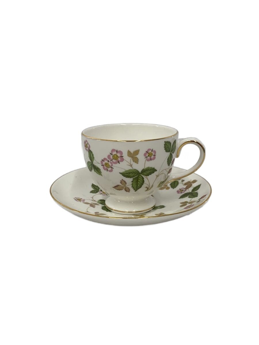 【中古】WEDGWOOD◆カップ&ソーサー/2点セット/WHT【キッチン用品】