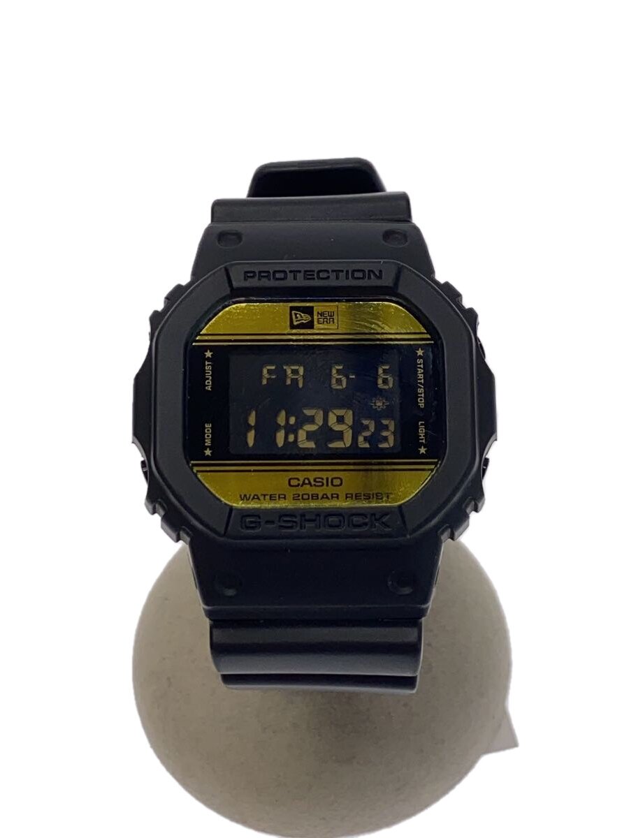 【中古】CASIO◆石英ウオッチ・G-SHOCK/デジタル/天然ゴム/BLK/BLK【服飾雑貨他】