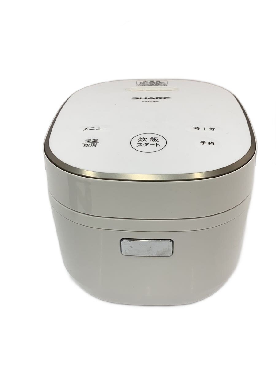 【中古】SHARP◆炊飯器 KS-CF05D-W【家電・ビジュアル・オーディオ】