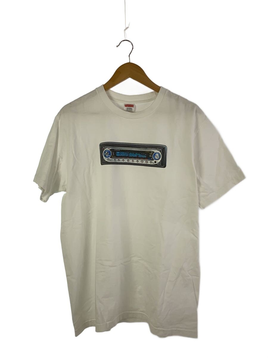【中古】Supreme◆プルオーバー/L/綿織物/WHT/刷り上げる【メンズウェア】